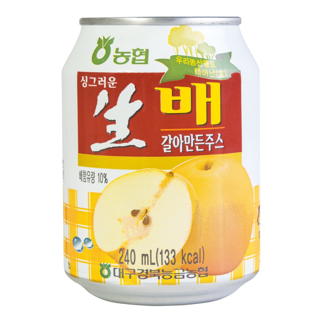 

Nonghyup Korean Pear Juice Drink with Pulp Minuman Jus Pir Korea Impor 240ml