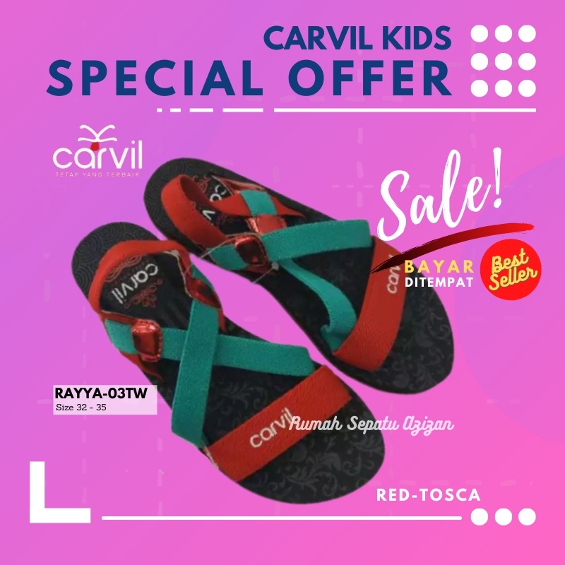 Carvil Sandal Gunung Anak Perempuan Rayya TW