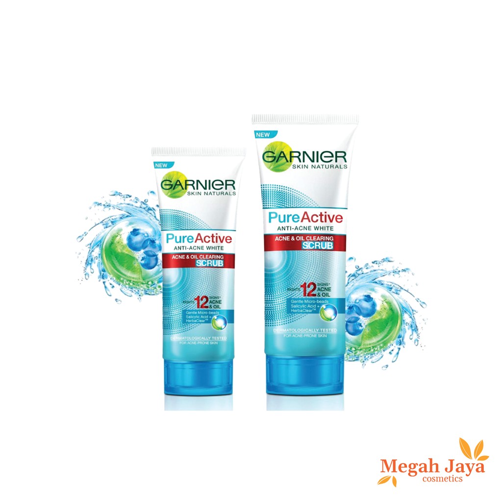 GARNIER PURE ACTIVE ACNE &amp; OIL CLEARING SCRUB