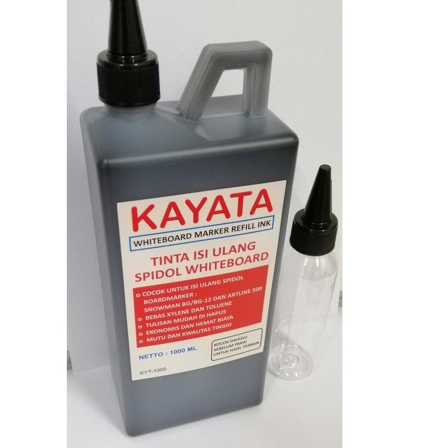 

(PROMO CYV53) Tinta spidol whiteboard refill Kayata murah dan berkualitas 1000 ML Tinta isi ulang spidol ❁