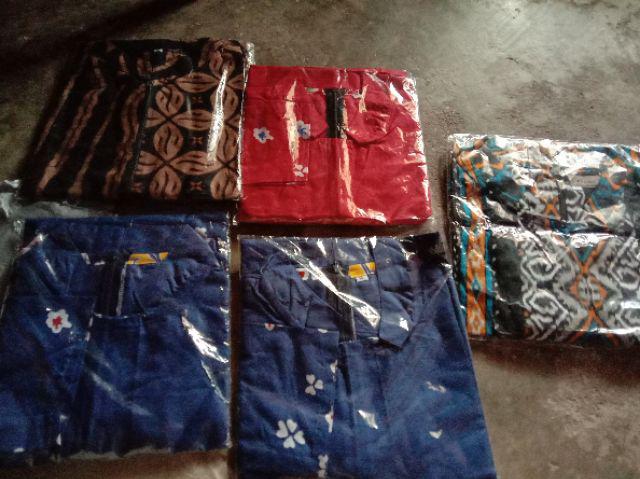 Atasan Batik Dolby Dolbi Dobby Doby Tenun Sutra Tulis Halus Katun Atbm Baron ,sarombit Atasan