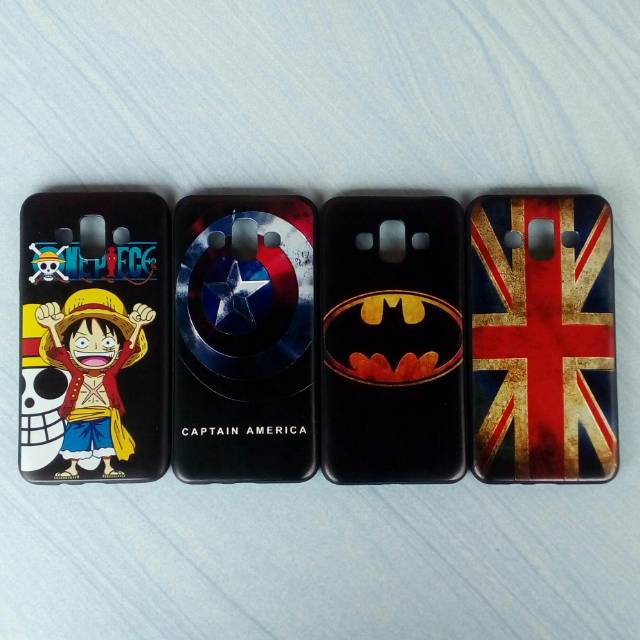Samsung J7 Duo Case Softcase Karakter Gambar One Piece Superhero Bendera