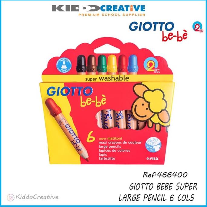 

GIOTTO BEBE SUPER LARGE PENCIL 6 COLS