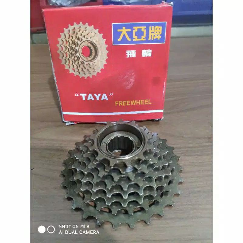 Sprocket Freewheel 8 speed / 9 speed Ulir Drat Import