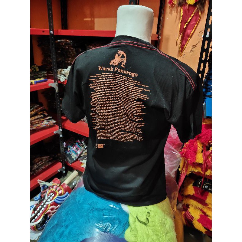 kaos barong / baju barong / kaos reog / kaos / barongan / reog / pecut bopo / pecut / ganongn / sh