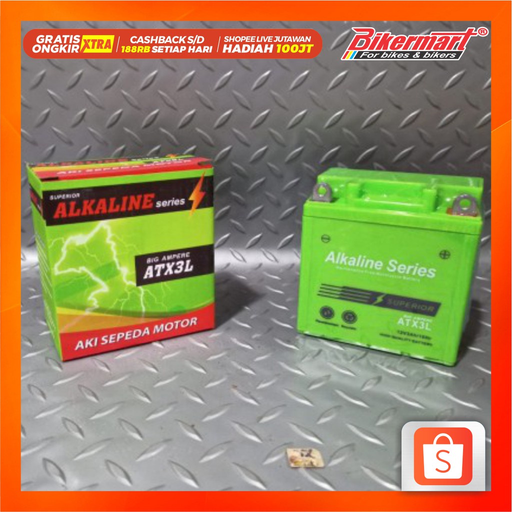 ACCU / AKI MOTOR ATX3L RXK ALKALINE