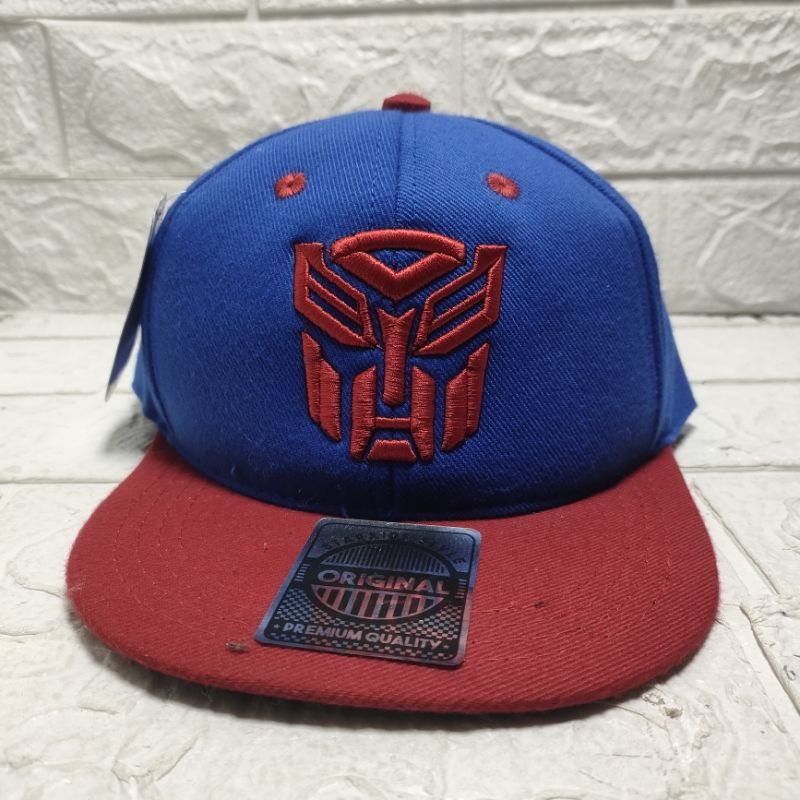 COD topi anak hip hop / topi snapback anak bordir / topi HH anak laki-laki motif TRANSFORMER