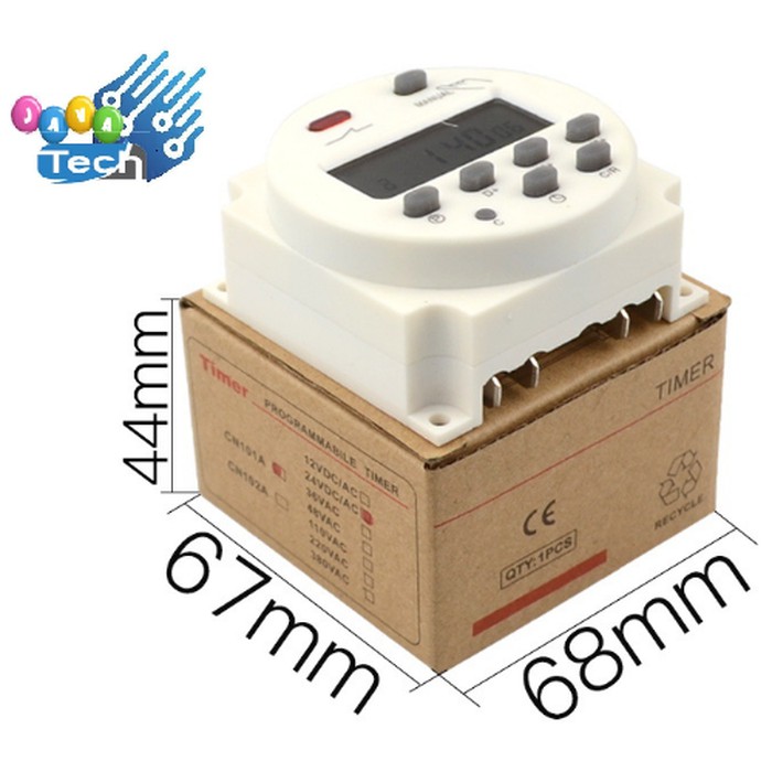 Switch Timer DC 12V 16A / Digital Programmable Timer Switch
