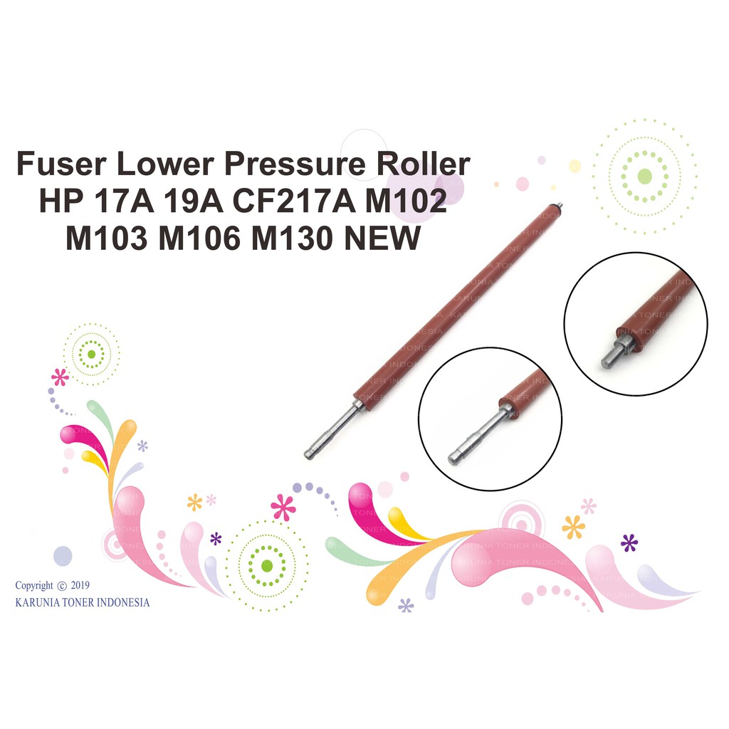 Fuser Lower Pressure Roller HP 17A 19A CF217A M102 M103 M106 M130 NEW