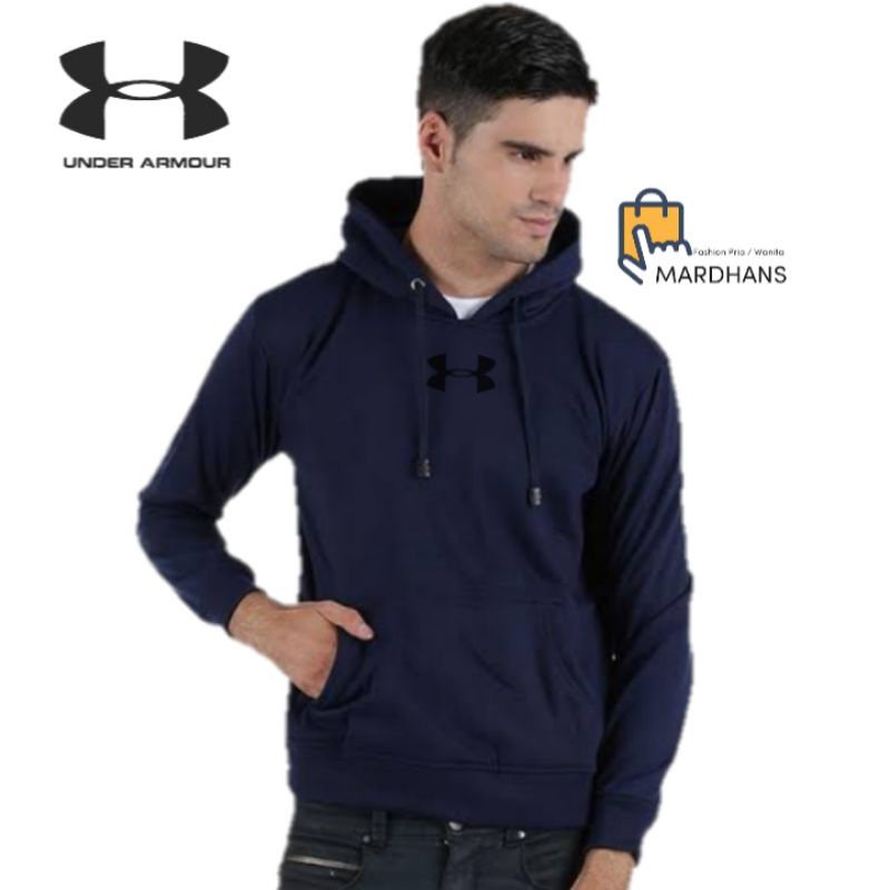 Hoodie Pria Under Armour Premium Flecce / Jaket UA Berkualitas Baik