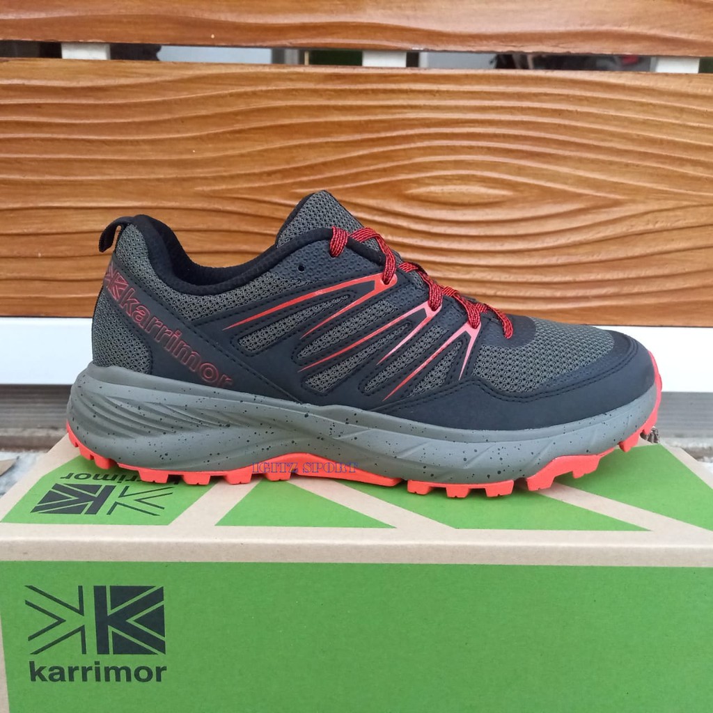 SALE  Sepatu Trail Run KARRIMOR CARACAL TR 10 Khaki/Orange Original