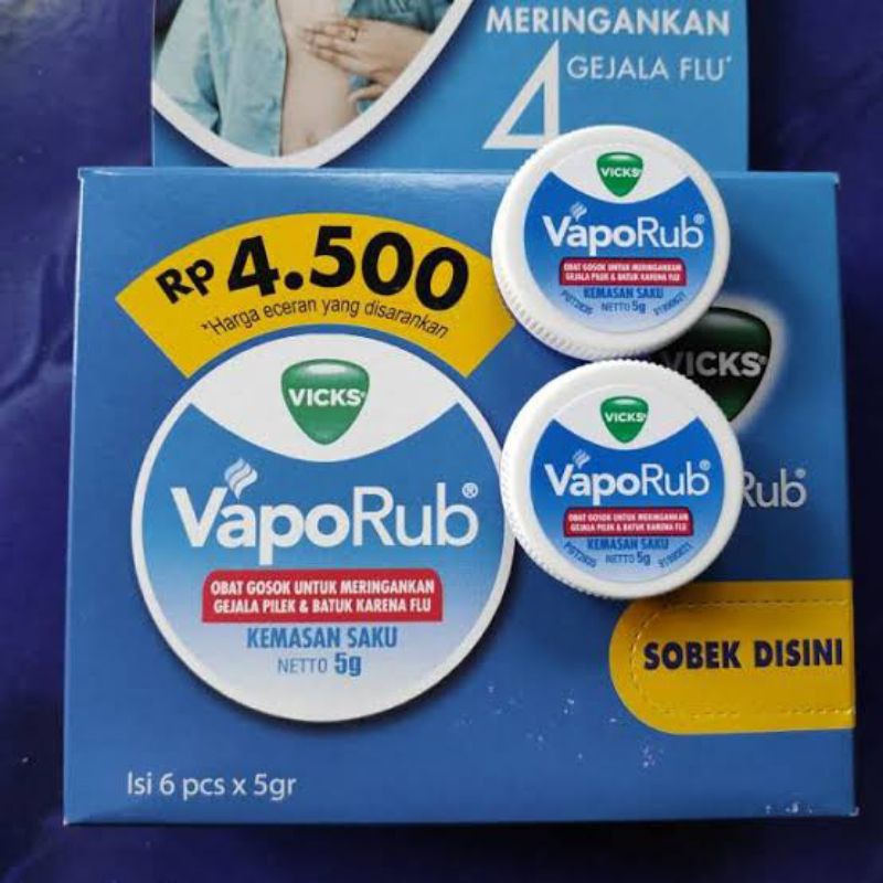 VICKS VAPORUB 5Gr - SETENGAH HARGA