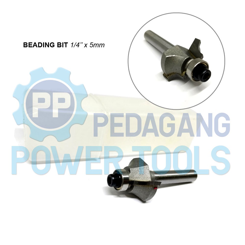 MATA BEADING BIT 5 MM MESIN PROFIL KAYU WOOD TRIMMER ROUTER BIT