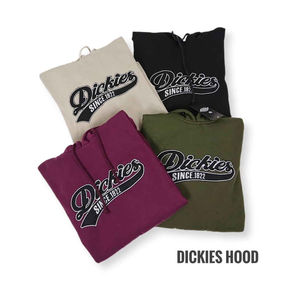 Hoodie Pullover Dickies Premium Pria Wanita Unisex