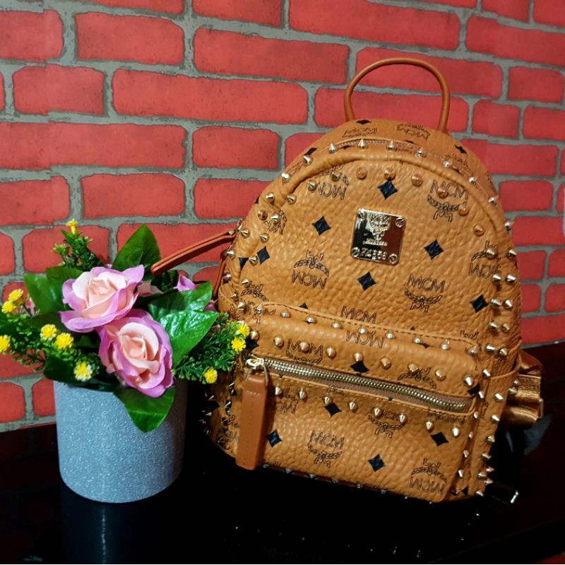 Preloved Ransel mini MCM coklat