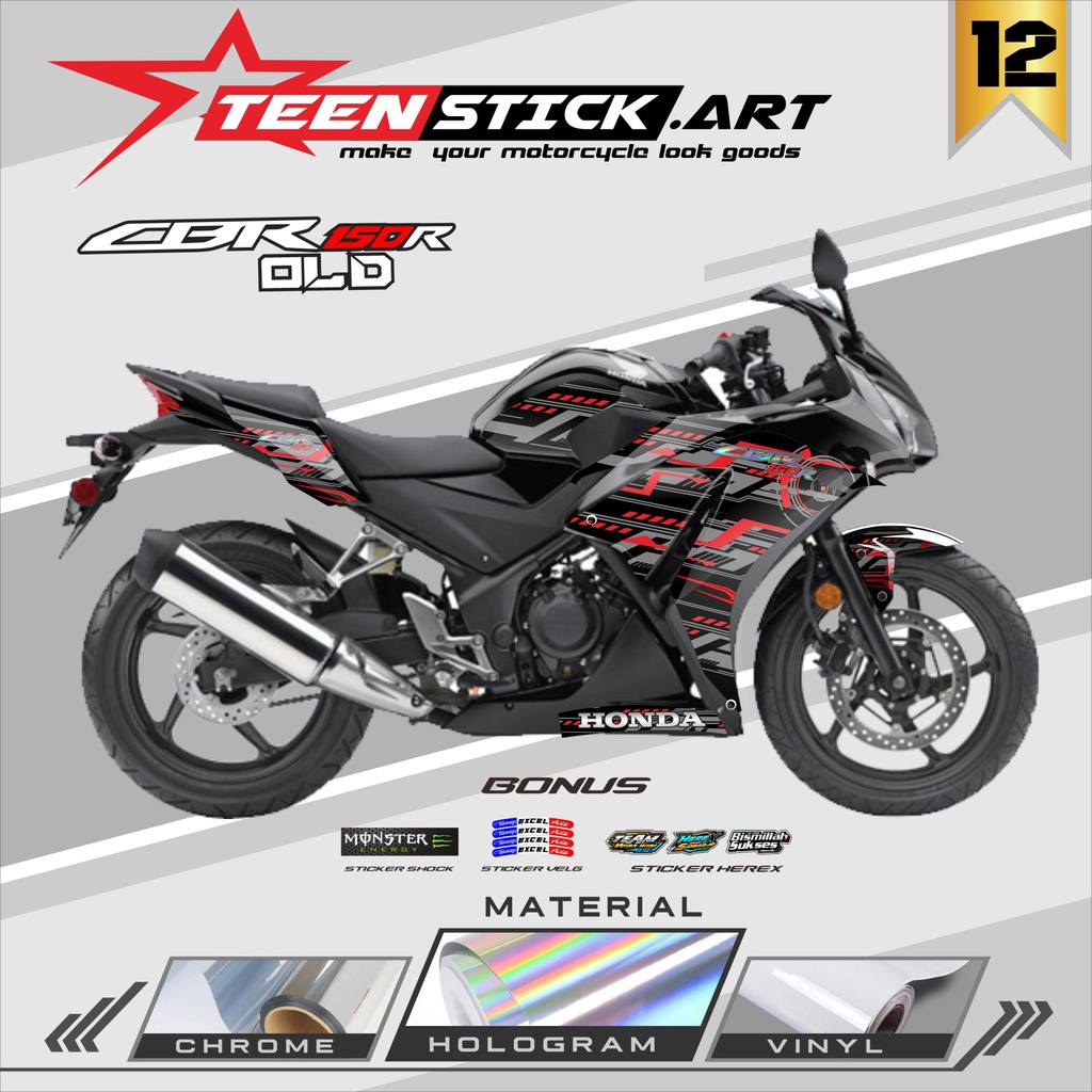 STRIPING HONDA CBR K45 - STRIPING HOLOGRAM HONDA CBR K45 2014-2016 RACING