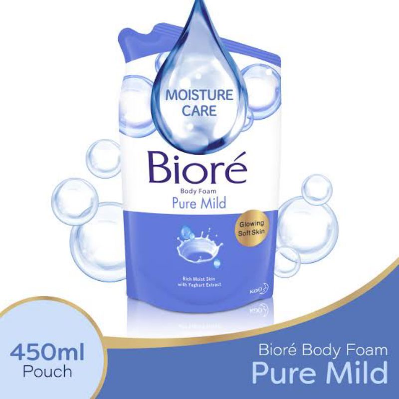 Jual Biore Sabun Cair Refill Mild Biru 400 Ml Shopee Indonesia