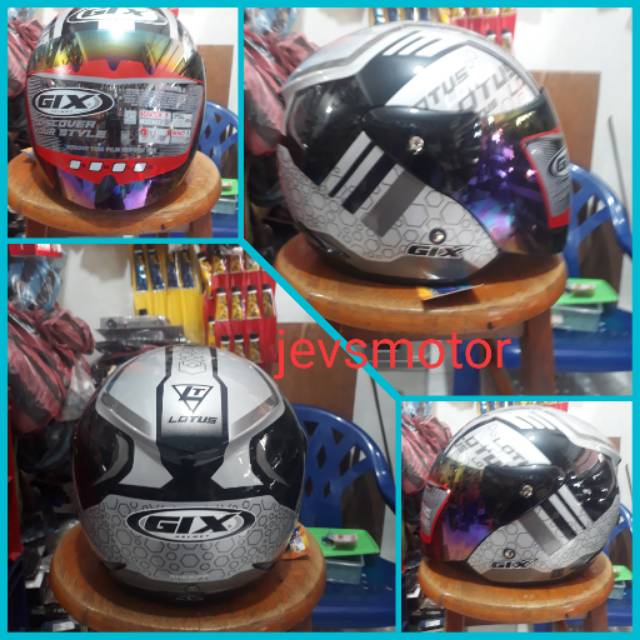 Helm GIX LOTUS (MIRIP GM EVO) free masker
