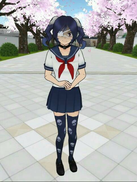 (Ayano Aishi) Yandere simulator costume cosplay seifuku japan korean uniform (Ky014c)