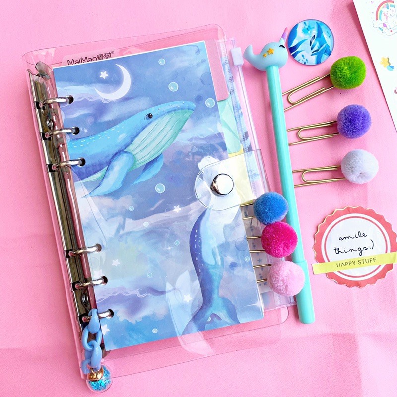 

Whale Notebook Package / Paket binder gambar paus