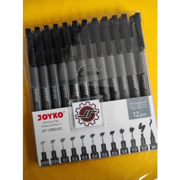 

Drawing Pen Joyko DP-298A12 (12 mata) per set