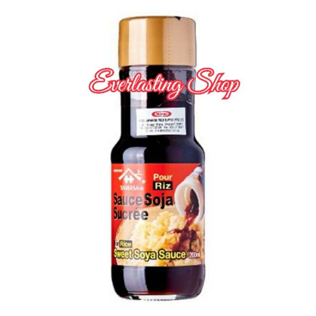 

Yamasa Sweet Soya Sauce for Rice 200 ML Soja Sucree Pour Riz Soy Kacang Kedelai Saus Bumbu Nasi