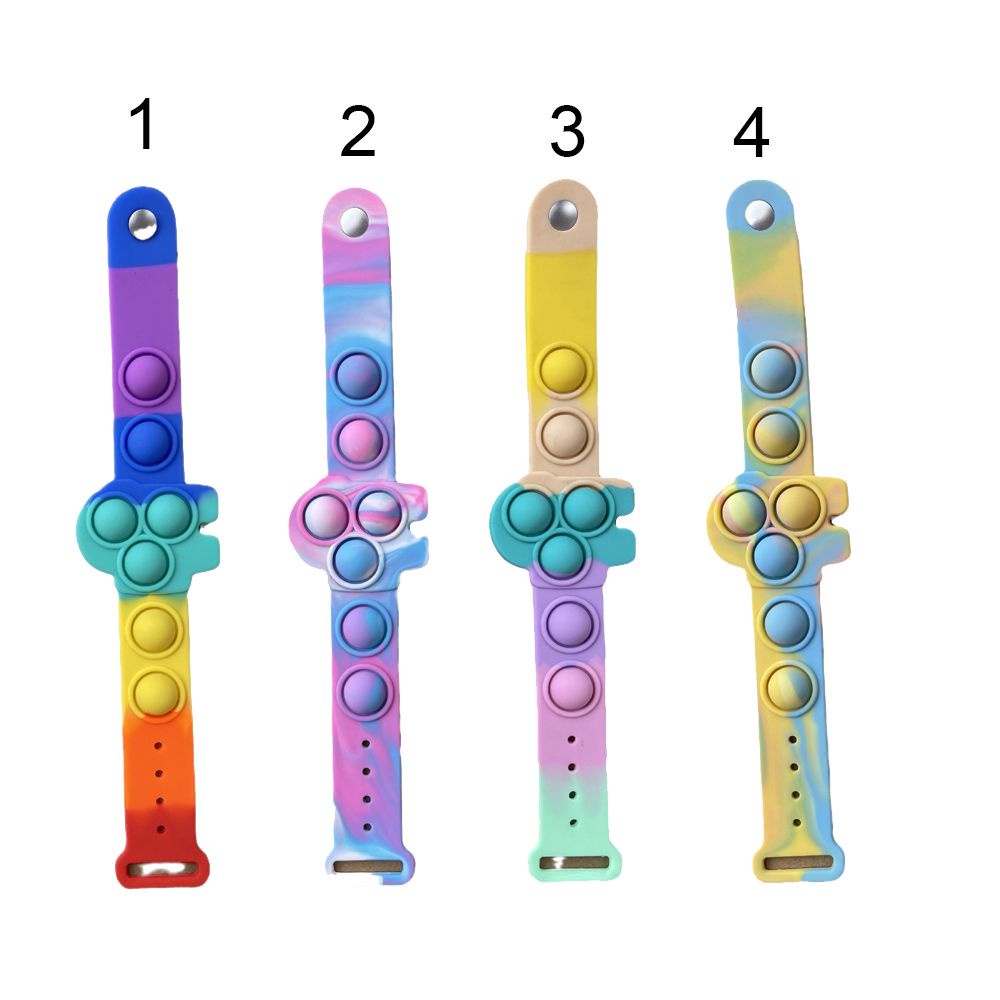 Wonderful Mainan Gelang Tangan Puzzle Tekan Bubble Popits Spaceman Anti Stres Untuk Anak