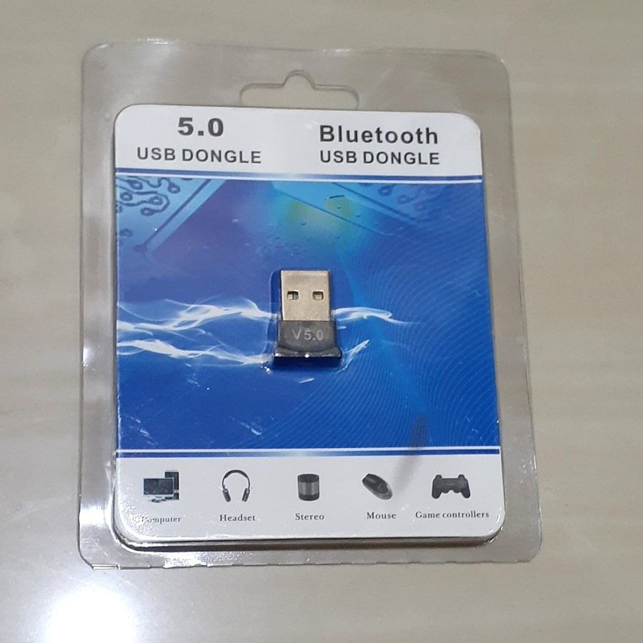 USB Dongle Bluetooth V5.0 Sambung Komputer PC