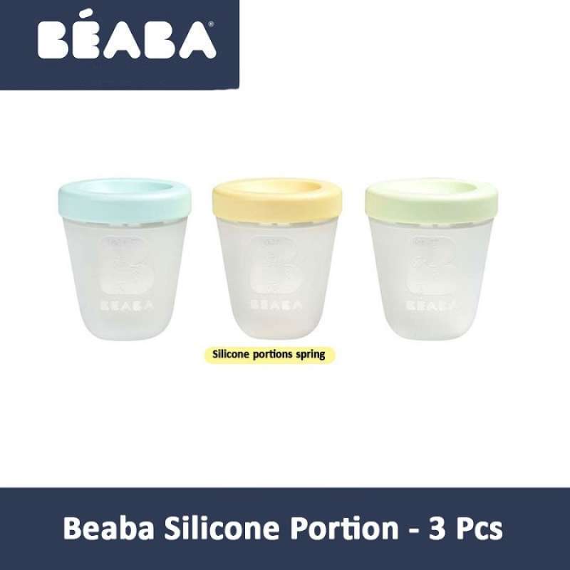 BEABA BABY SILICONE PORTIONS SET 3PCS