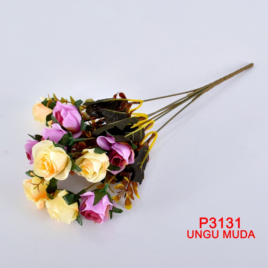 TF11 /COD / P3131 ( 1 KG BISA 30 PCS) BUNGA BUKET BUNGA ARTIFICIAL BUNGA DEKORASI RUMAH / PESTA-UNGU MUDA