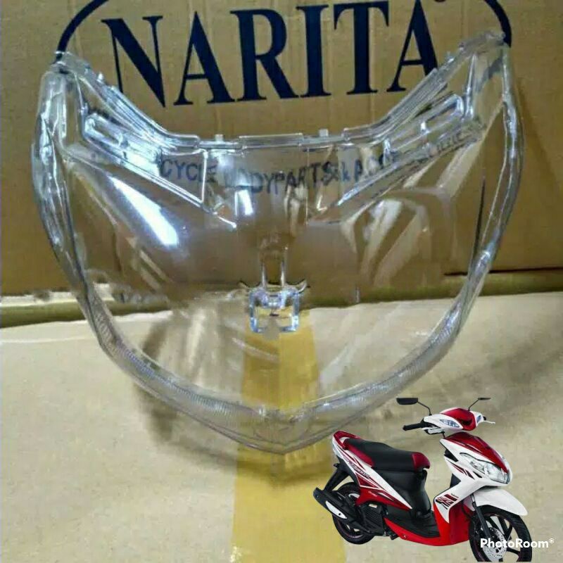 MIKA MICA KACA LAMPU DEPAN YAMAHA XEON 125 KARBU LAMA