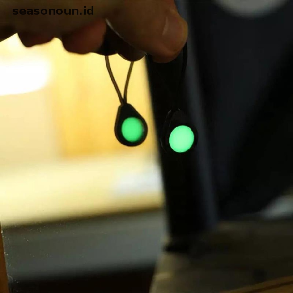 【seasonoun】 5pcs Ultra-Bright Glow In The Dark Night Zipper Pull Ideal Markers For Zippers .