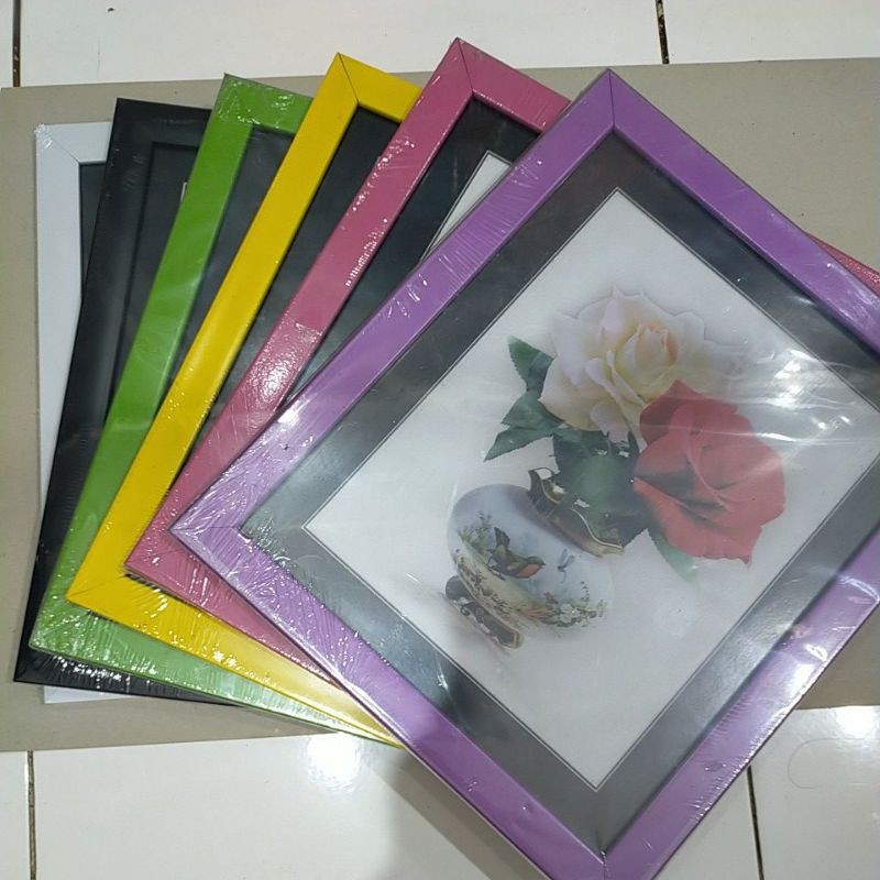 Bingkai Foto Pigura Pigora Frame Fiber Minimalis 10R tepi 20×25 (press 25x30)