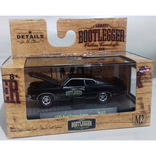 Diecast Mobil M2 Machines 1/64 Bootlogger #2 - Ford Torino Cobra 1970