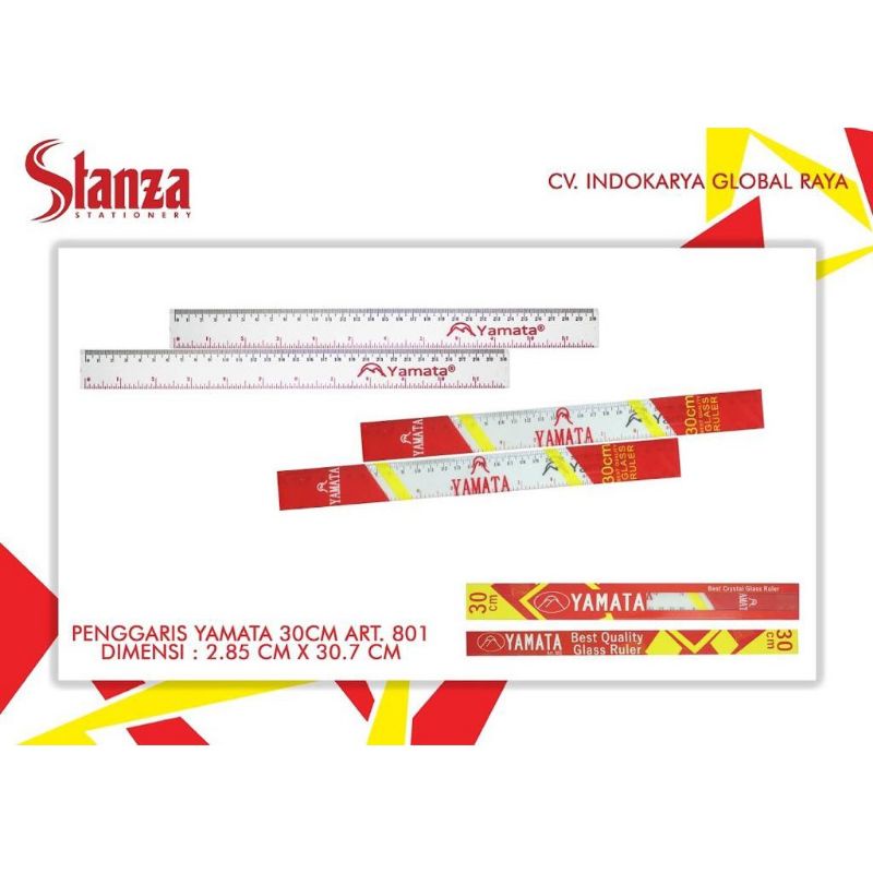 

PENGGARIS PLASTIK 30 CM YAMATA