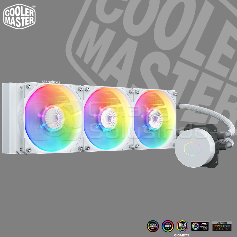 Cooler Master MasterLiquid ML360L V2 White ARGB Liquid CPU Cooler