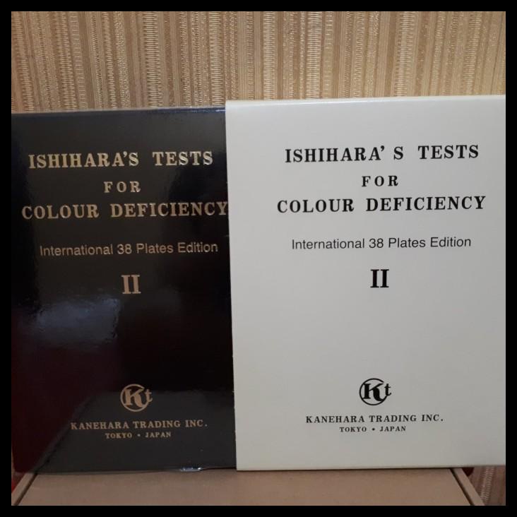 

TERBARUU!! buku tes buta warna Isihara ishihara 38 plate limited COD
