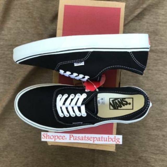 VANS AUTHENTIC PREMIUM CLASIC BLACK WHITE WAFFLE DT