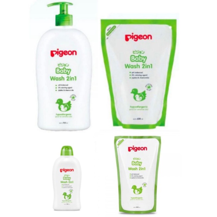 Pigeon Baby Wash 2in1 100ml, 200ml, 350ml, dan 400ml