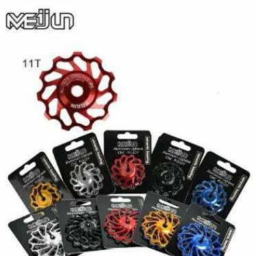 Pulley Veramic Bearing Meijun RD Rear Derailleur Sepeda Lipat MTB Road
