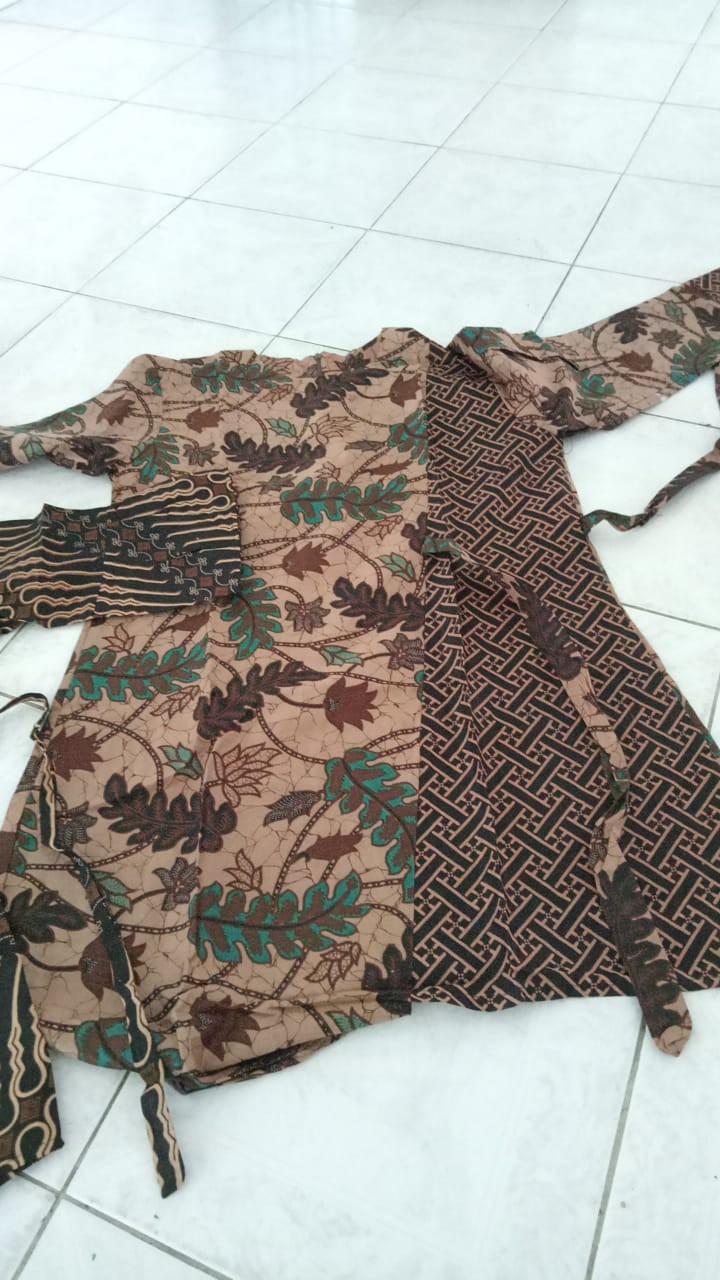 Batik Couple_maora Sania Ruffle Batik Couple Ori Ndoro Jowi Dnt Garansi Termurah