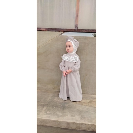 Plazababyku MX QINARA GAMIS ANAK BAYI PEREMPUAN LONG DRESS ANAK PEREMPUAN