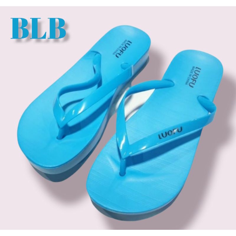 Sandal wanita import Jepit Karet Jelly Wanita Luofu