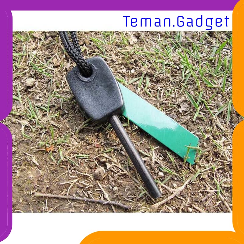 TG-ID107 OUTDOOR SURVIVAL MAGNESIUM FLINT STONE FIRE STARTER - PRO