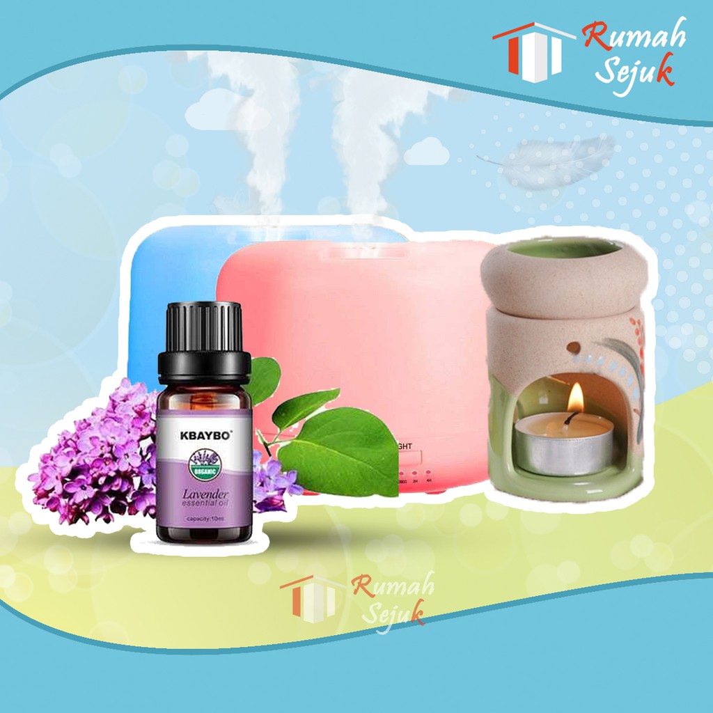 RS - 6 in 1 Aromaterapi Pure 100% Murni &amp; Alami Air Fragrance Essensial Pengharum Pewangi Esensial Esential Oil Aromatheraphy Ruangan RS-11 10ml Defuser Humidifer Minyak Humadifier Humudifier Humdifier Difusser Essential TSLM1 TSLM2 RH-17 Kamar Taffware