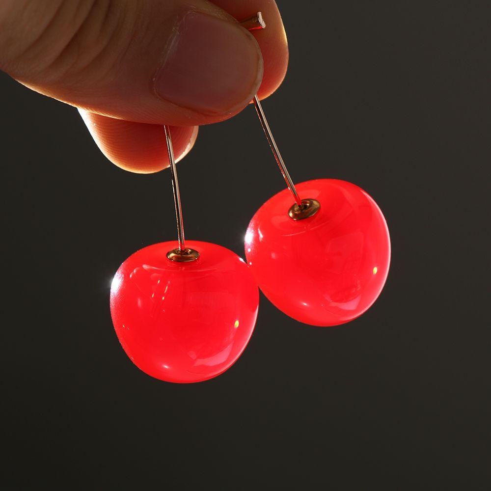 Anting Cherry Nanas Perhiasan Bohemian Pesta Manis