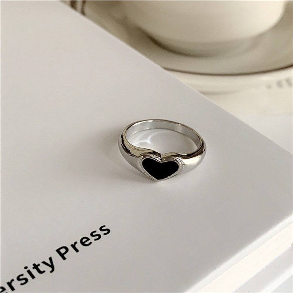 MXBEAUTY Women Girls Rings 2021 New Party Jewelry Couple Ring Wedding Punk Gold Color Metal Romantic Simple Finger Ring/Multicolor
