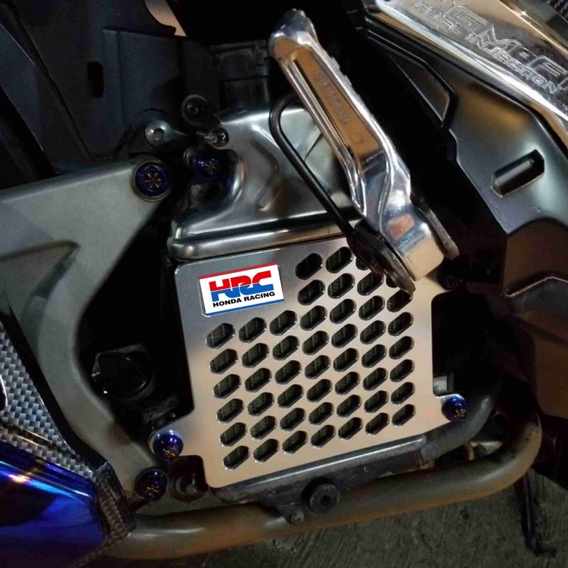 NEW Cover tutup radiator HRC RACING VARIO125/150 PCX ADV TUTUP VARIASI RADIATOR CNC HONDA VARIO ADV PCX