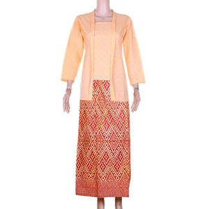 Setelan RNB Kebaya Embos Kutubaru + Rok Batik Ratu ( Panjang)