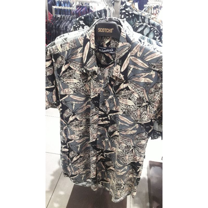 promo kemeja pria matahari branded original scotch & co